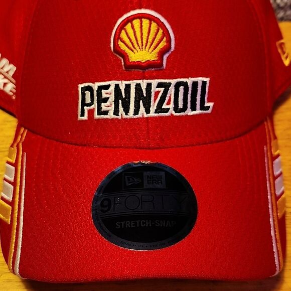New Era Nascar Pennzoil Joey Logano Stretch Snapback Hat - New - Picture 2 of 8